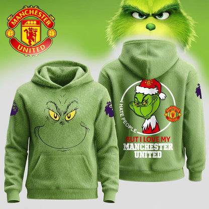 Premium EPL X MANU Grinch Christmas Hoodie V3 NDT NHM 141125
