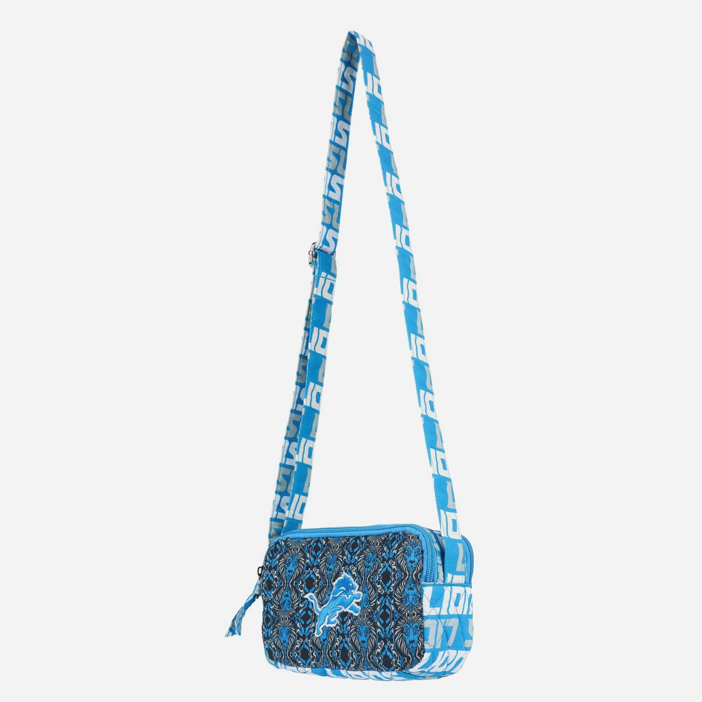 Premium NFL DET Quilted Crossbody Bag V1 NMD TTV