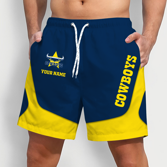 QUE x NRL Team Special Short Pants For Men Custom Name Gifts DATND TANTD