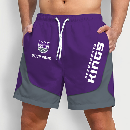 SAC x NBA Team Special Short Pants For Men Custom Name Gifts DATND TANTD