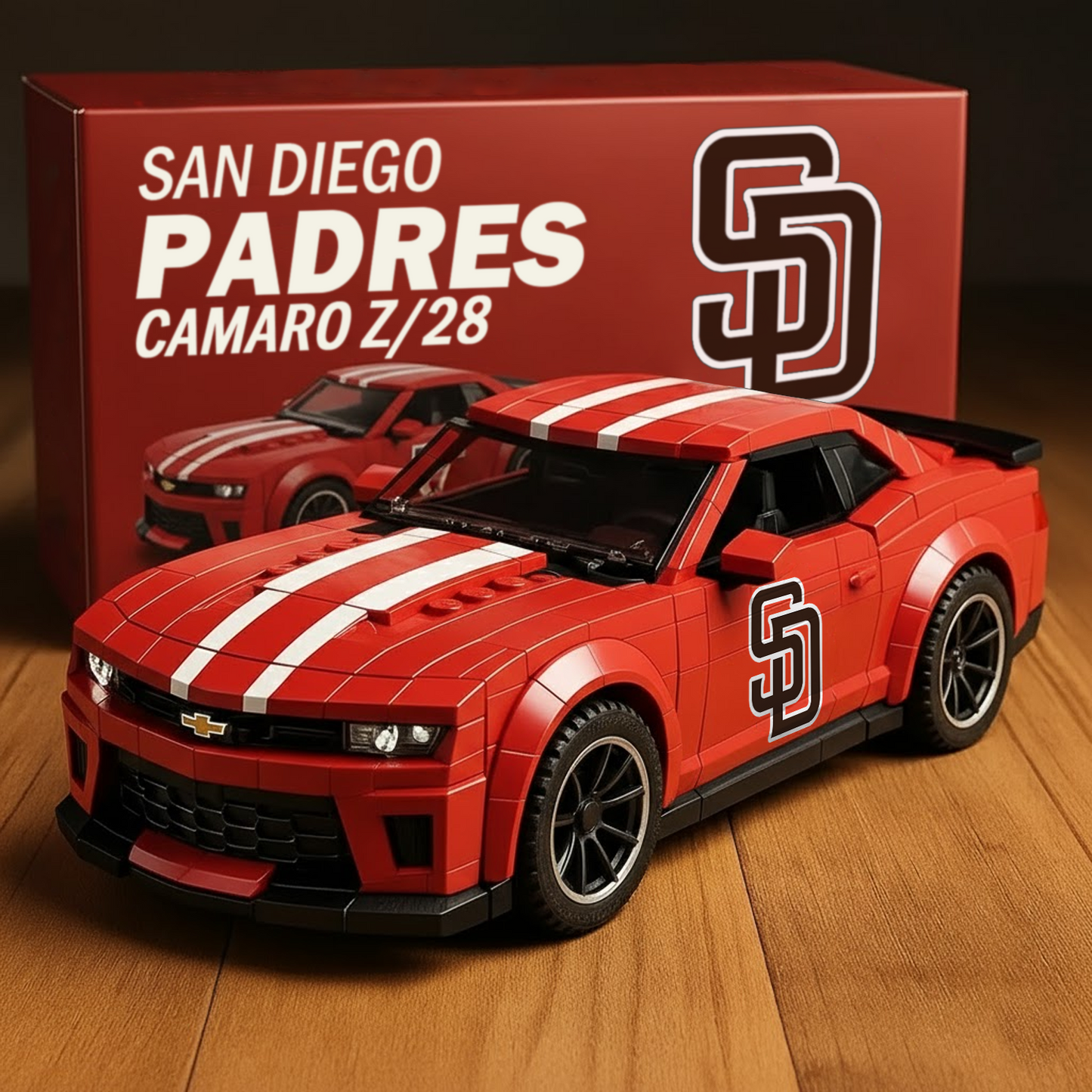 SD x MLB Baseball Team Camaro Z28 1511 DatND DVT