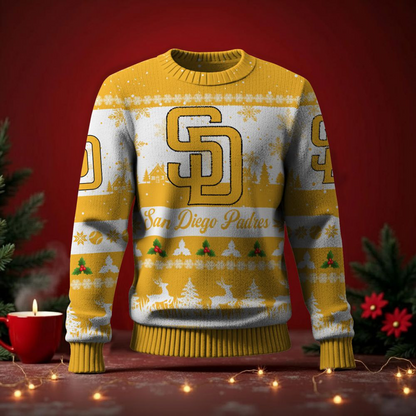SD x MLB Ugly Sweater 2025 DATND TANTD