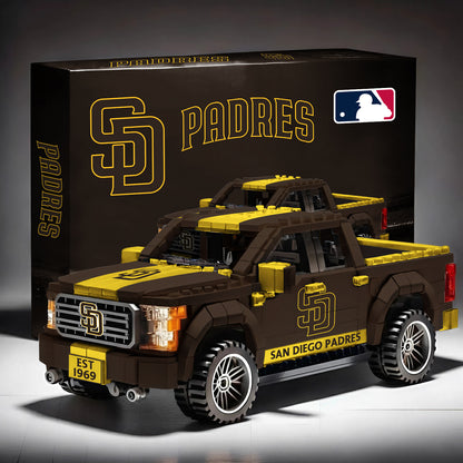 MLB 3D Racing Truck Model Building Block Set V1 NAK NHM