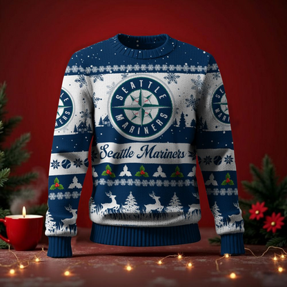 SEA x MLB Ugly Sweater 2025 DATND TANTD