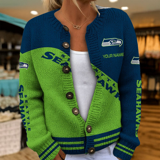 SEA x NFL Knitted Cardigan DATND TANTD