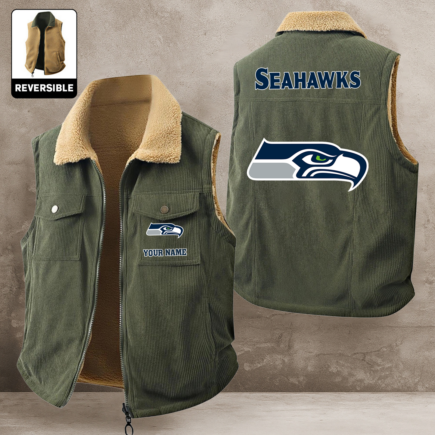 SEA x NFL Nice Jackets DATND TANTD