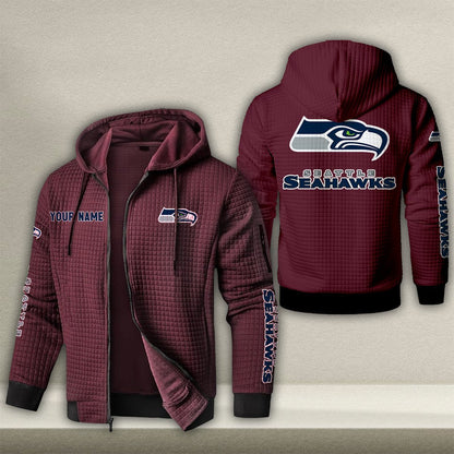 SEA x NFL Quilted Zip Hoodie DatND DVT