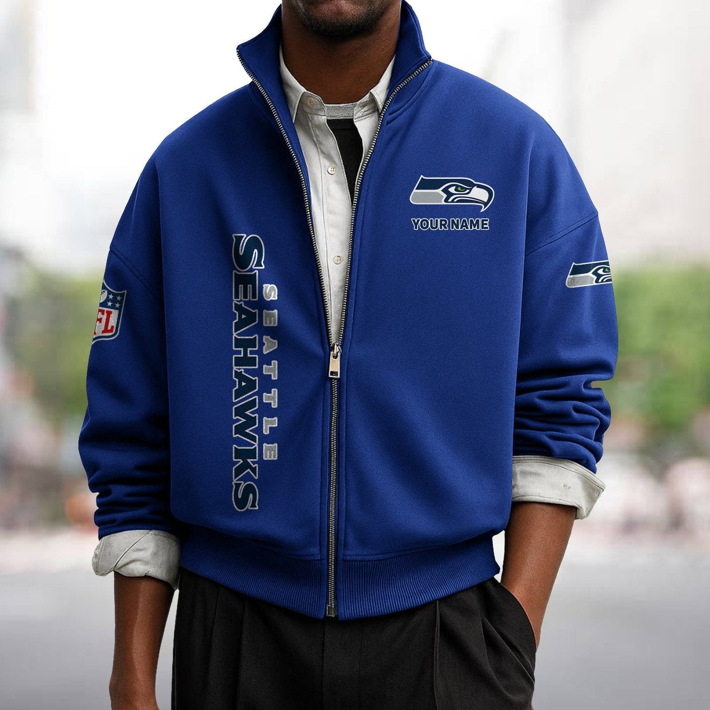 SEA x NFL Sweatshirt Full Zip DATND TANTD