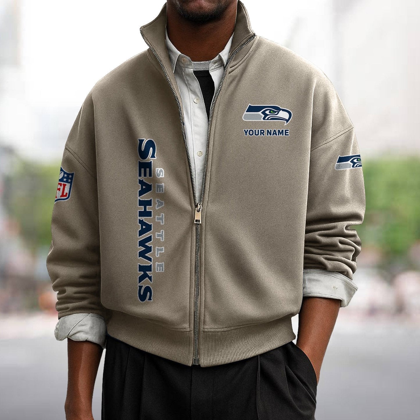SEA x NFL Sweatshirt Full Zip DATND TANTD