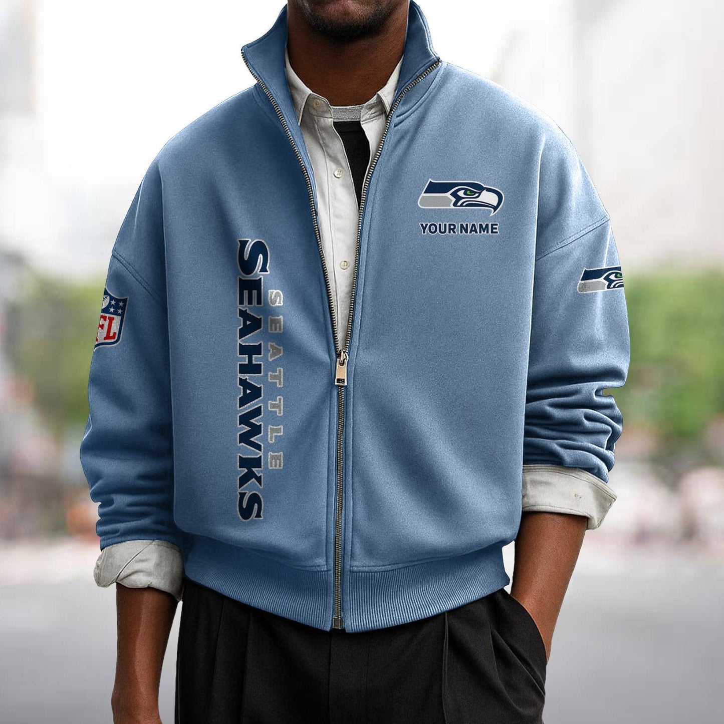 SEA x NFL Sweatshirt Full Zip DATND TANTD