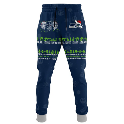 SEA x NFL Unisex Merry Christmas The Force Edition Hoodie DATND TANTD