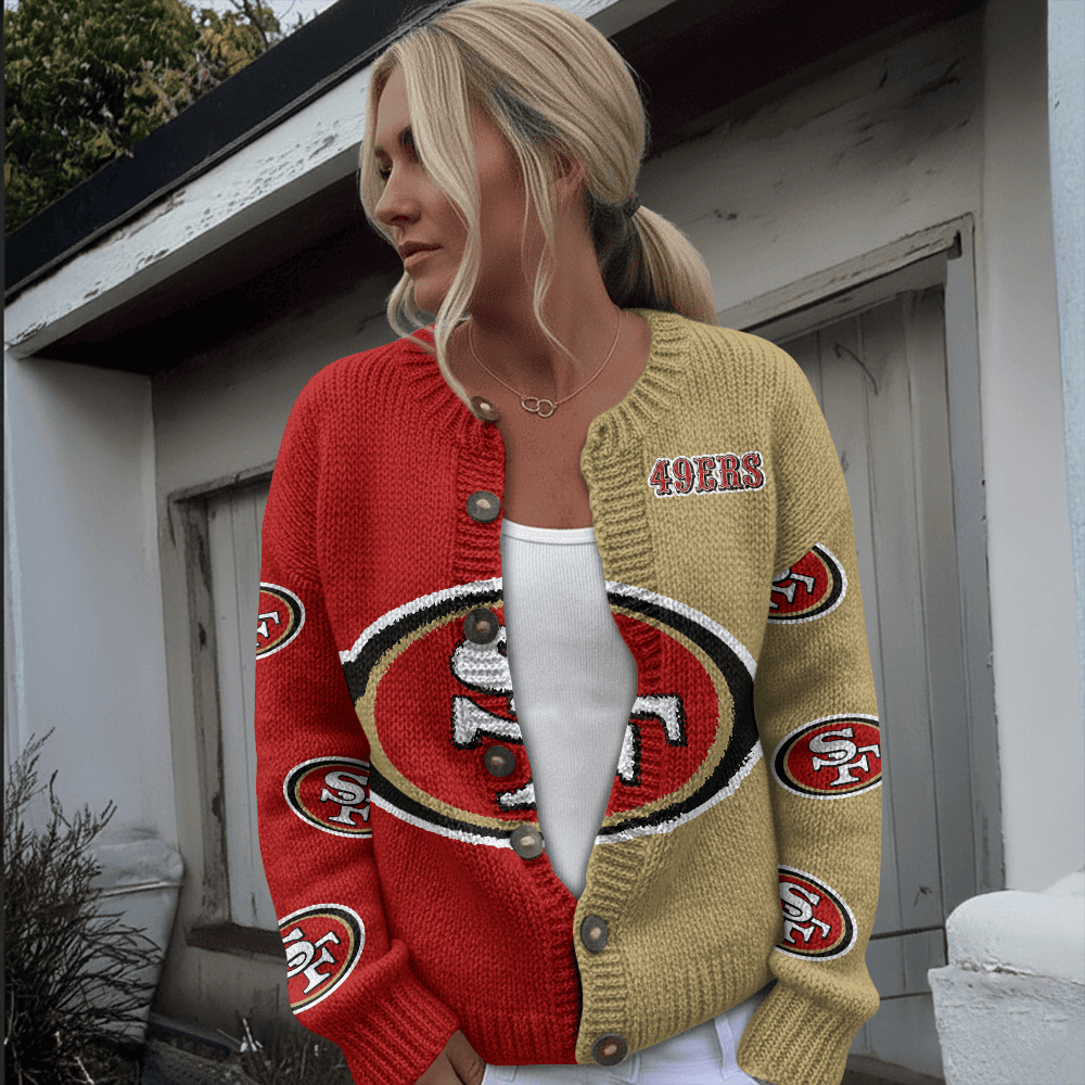 SF x NFL Cardigan Sweatshirt With Button v1  DatND DVT
