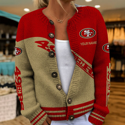 SF x NFL Knitted Cardigan DATND TANTD