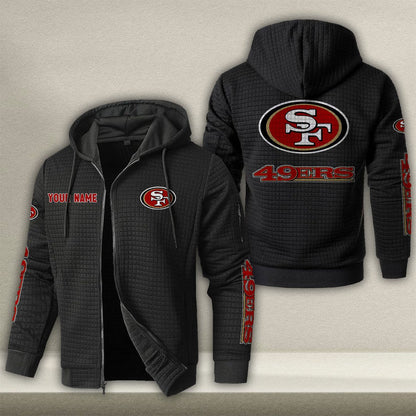 SF x NFL Quilted Zip Hoodie DatND DVT