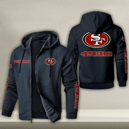 SF x NFL Quilted Zip Hoodie DatND DVT