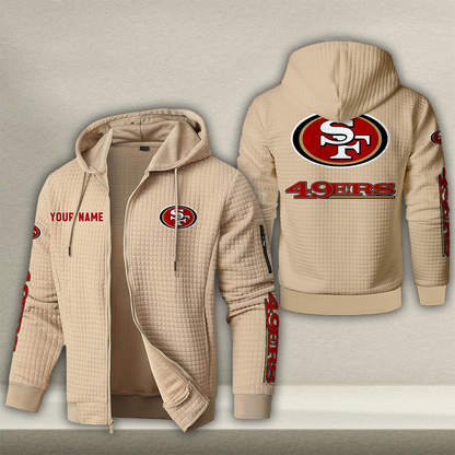 SF x NFL Quilted Zip Hoodie DatND DVT