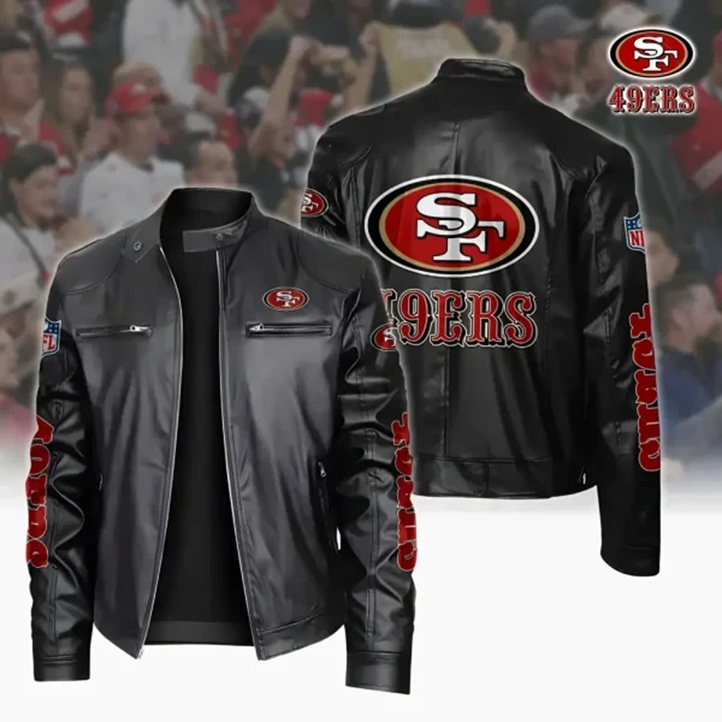 SF x NFL Sport Leather Jacket DATND TANTD
