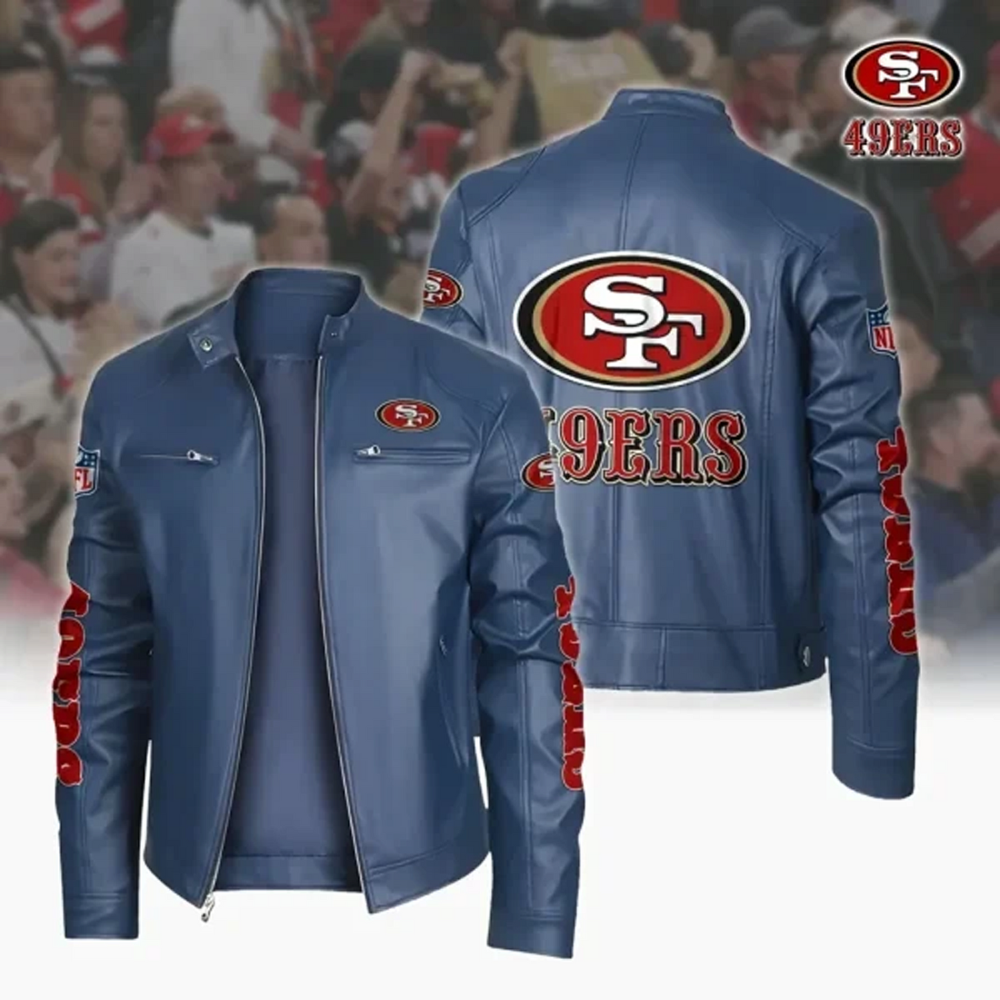 SF x NFL Sport Leather Jacket DATND TANTD