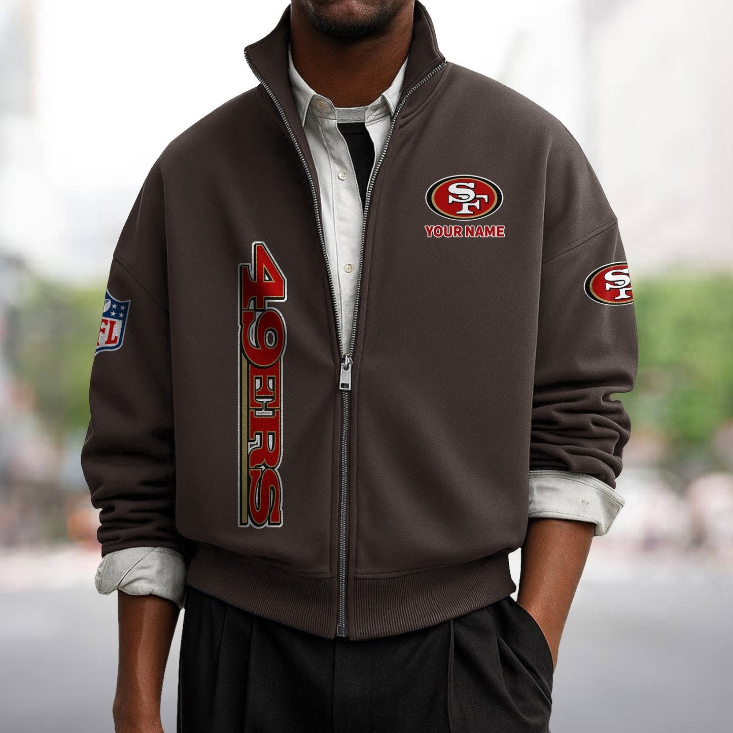 SF x NFL Sweatshirt Full Zip DATND TANTD