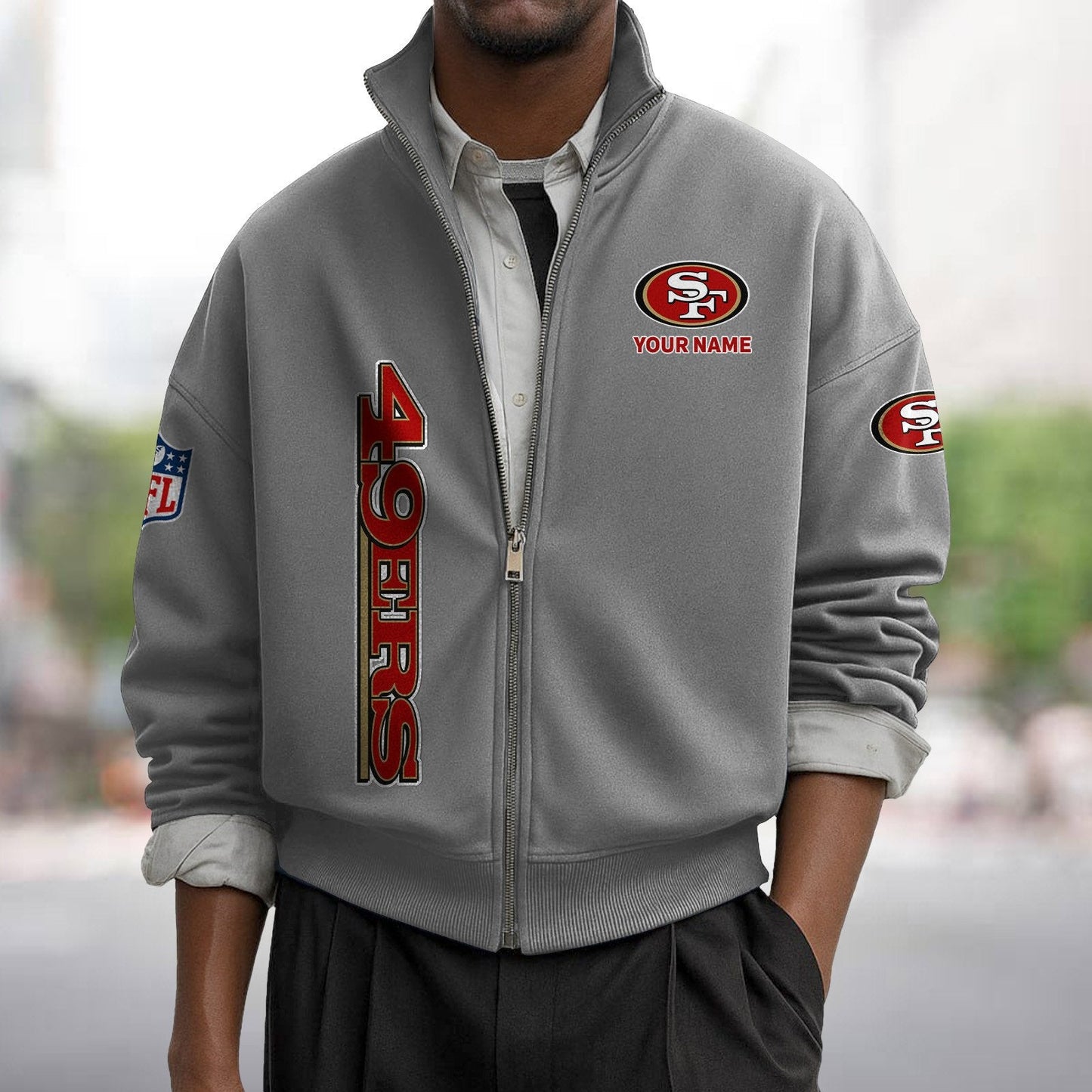 SF x NFL Sweatshirt Full Zip DATND TANTD