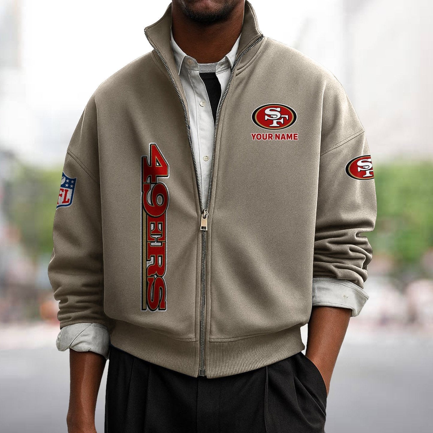 SF x NFL Sweatshirt Full Zip DATND TANTD