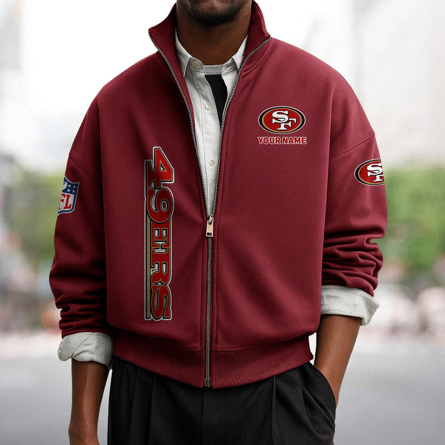 SF x NFL Sweatshirt Full Zip DATND TANTD