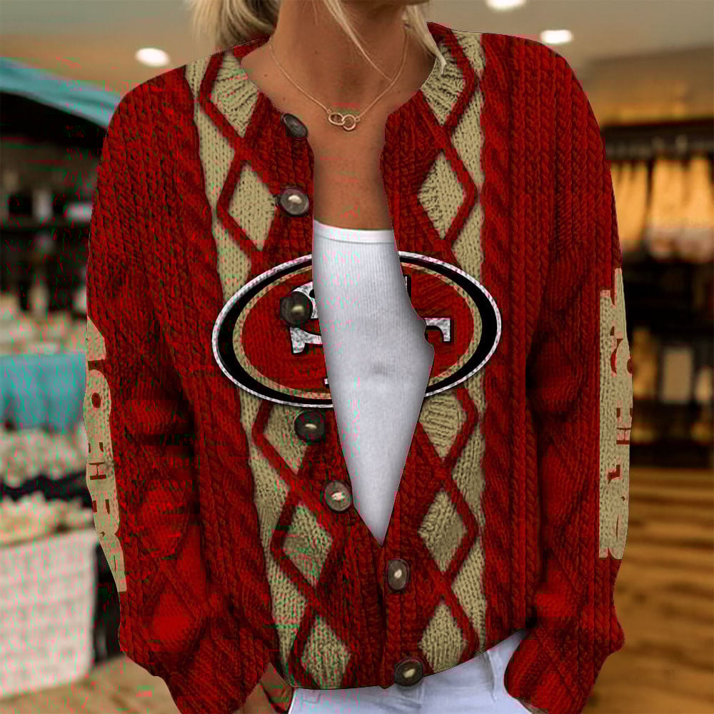 SF x NFL Women's Cardigan Sweater DatND DVT