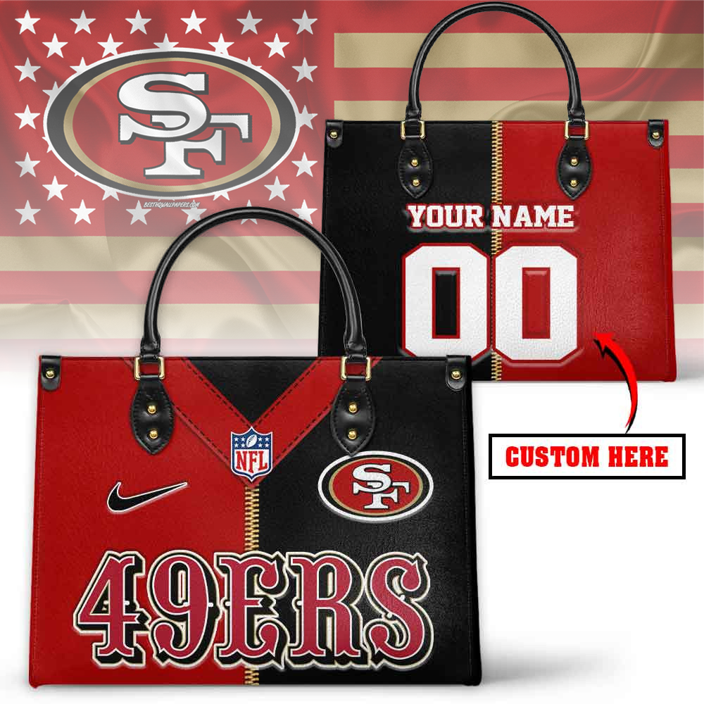 SF49 NFL Jersey Leather Handbag DDT NTL