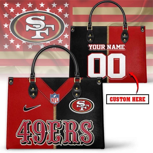SF49 NFL Jersey Leather Handbag DDT NTL
