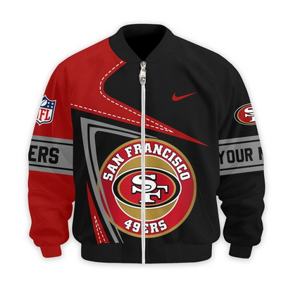 SF49 Premium NFL Game Day 3D Bomber Jacket DDT NTL