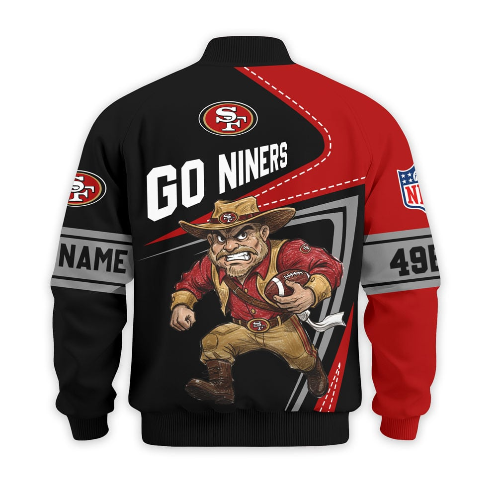SF49 Premium NFL Game Day 3D Bomber Jacket DDT NTL