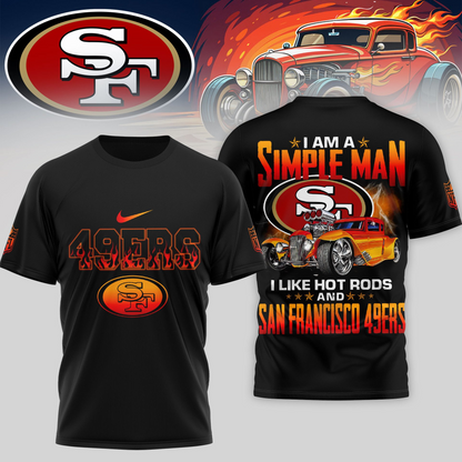 SF49 Premium NFL Hot Rods 3D Shirt DDT HLPHUONG