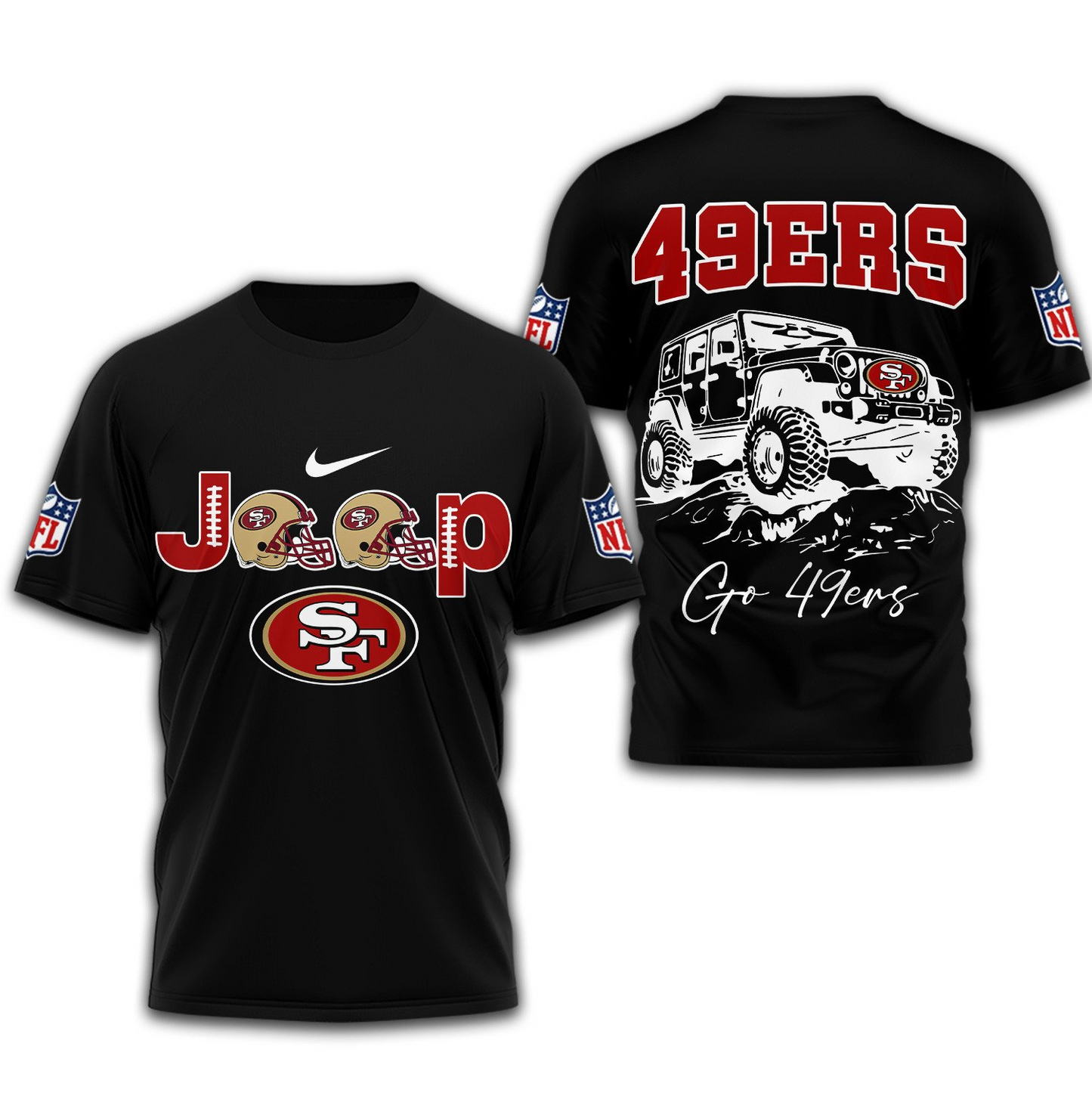 SF49 Premium NFL Jeep 3D Shirt DDT 101125 NTL