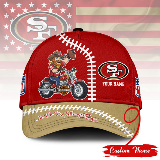 SF49 Premium NFL Motorcycle Classic Cap DDT 111125 NTL