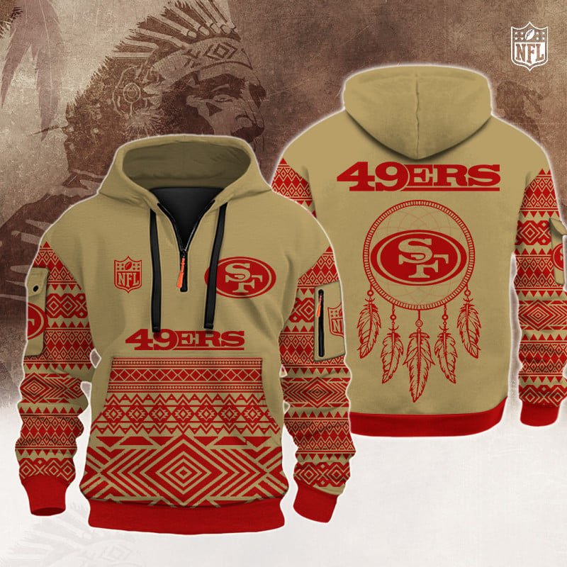 SF49 Premium NFL Native American Hoodie DDT HLPHUONG