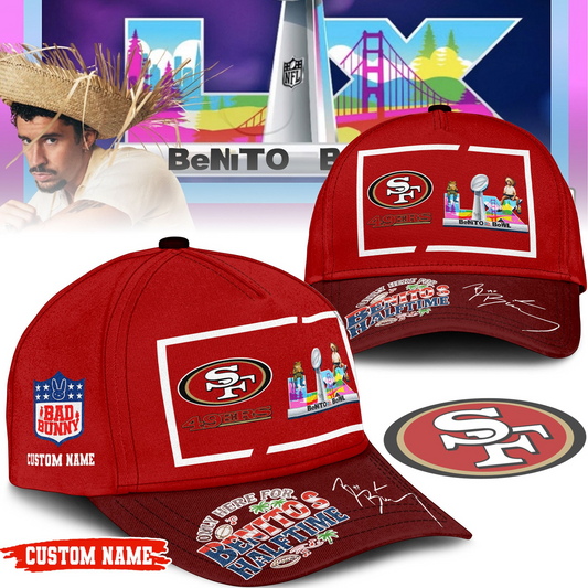 SF49 Premium NFL Only Here For Benitos Halftime Cap DDT HLPHUONG