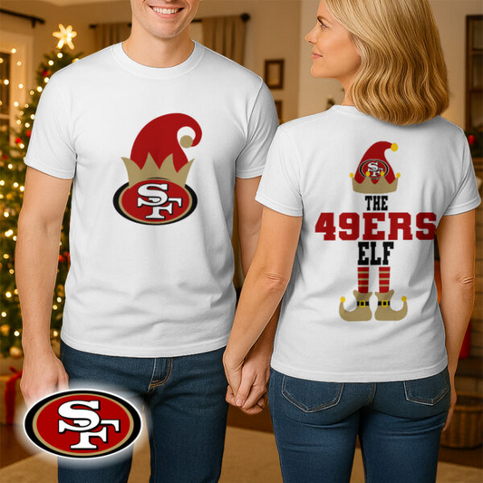 SF49 Premium NFL and Elf Fan Shirt DDT NTL