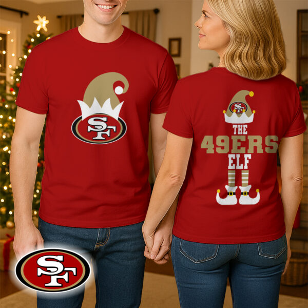SF49 Premium NFL and Elf Fan Shirt DDT NTL