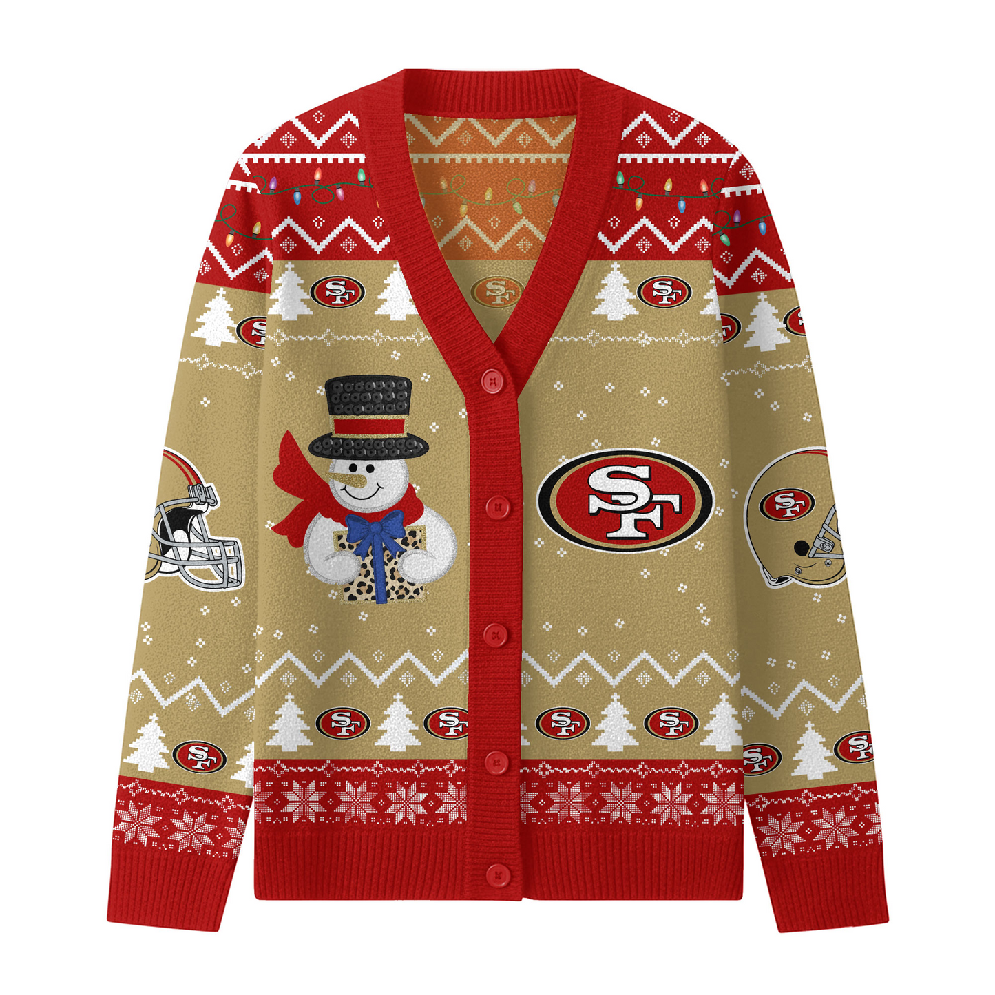 SF49 x NFL Premium Knitted Cardigan Jacket DDT CTND