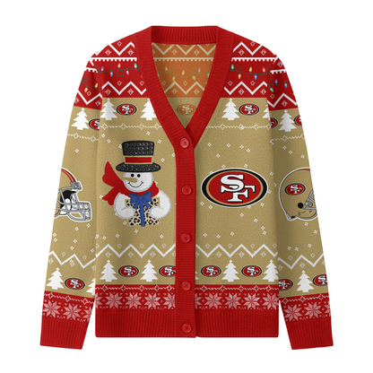 SF49 x NFL Premium Knitted Cardigan Jacket DDT CTND