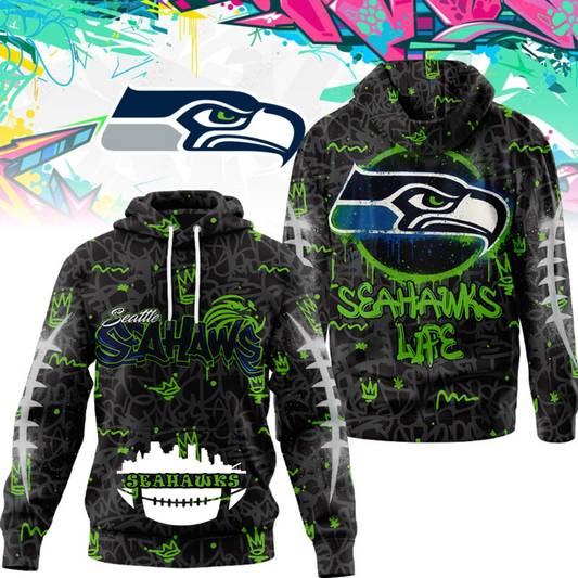 SIGNATURE NFL X SEA 3D Graphic Hoodie NDT THUONGNH