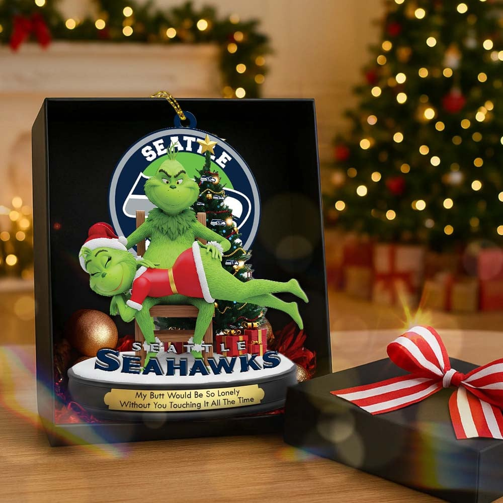 SS Premium NFL x Grinch Acrylic Ornament DDT NTL