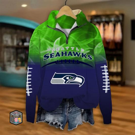 SS Premium Women Quarter-Zip Hoodie DDT CTND