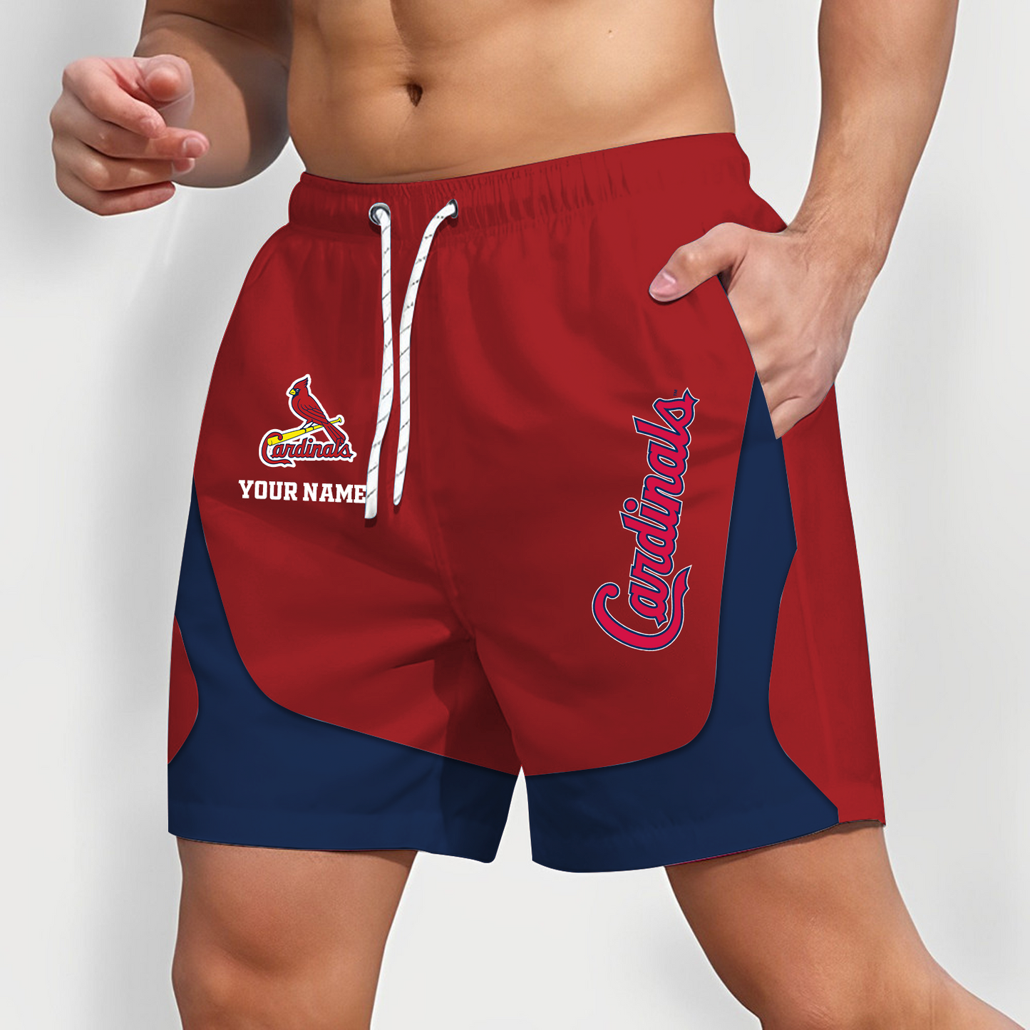 STL x MLB Team Special Short Pants For Men Custom Name Gifts DATND TANTD