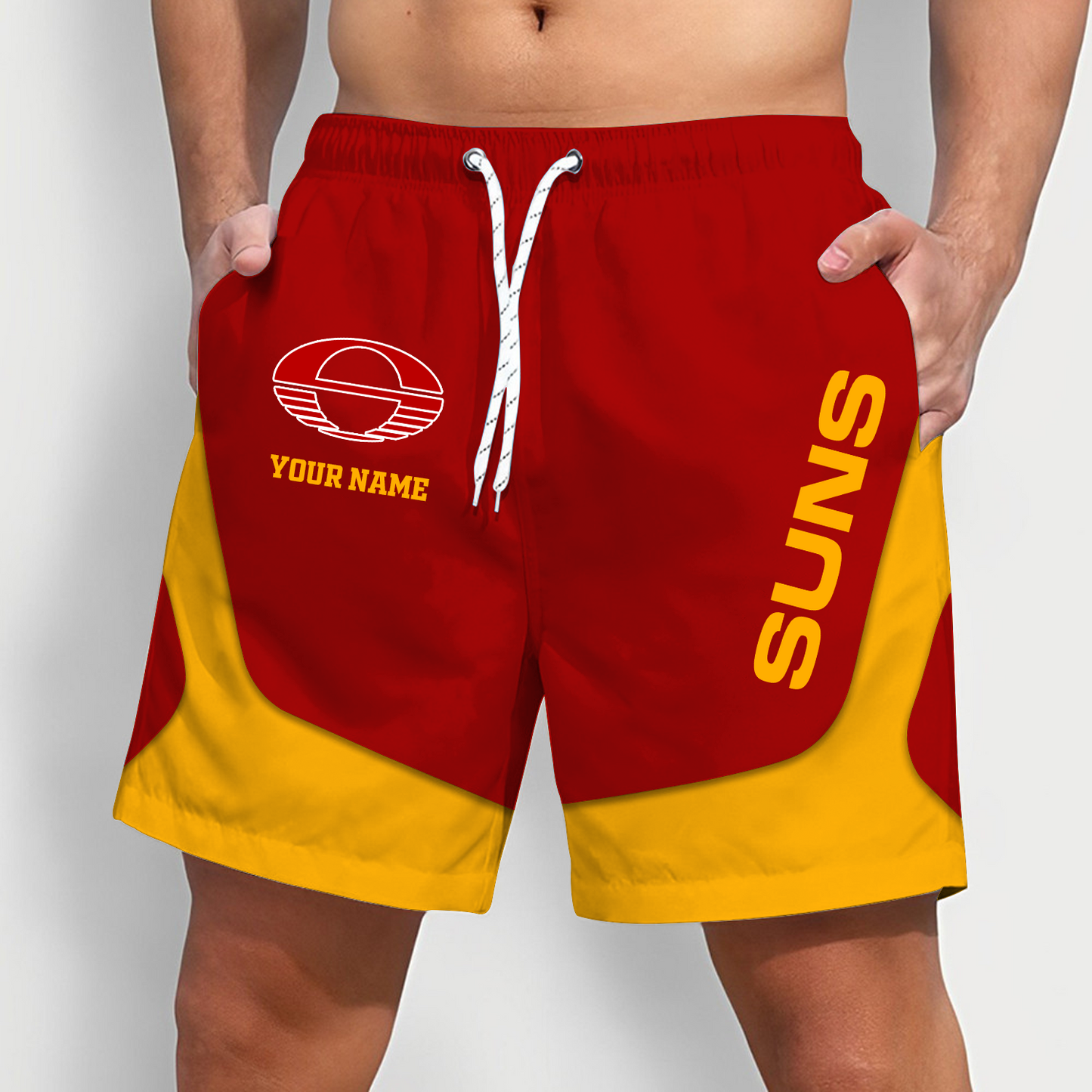 SUN x AFL Team Special Short Pants For Men Custom Name Gifts DATND TANTD