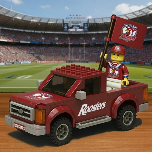 SYD x NRL Building Blocks Truck Toy Set DatND DVT