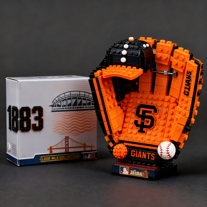 MLB Teams Baseball Glove Building Block Set DDT NTL