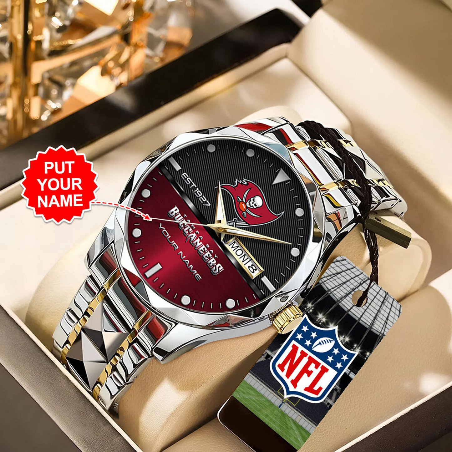 TB x NFL Alloy Luxury Quartz Watch DATND TANTD