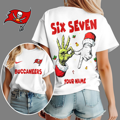 TB x NFL Funny Six Seven Hot Trend Tshirt Custom Any Name DATND TANTD