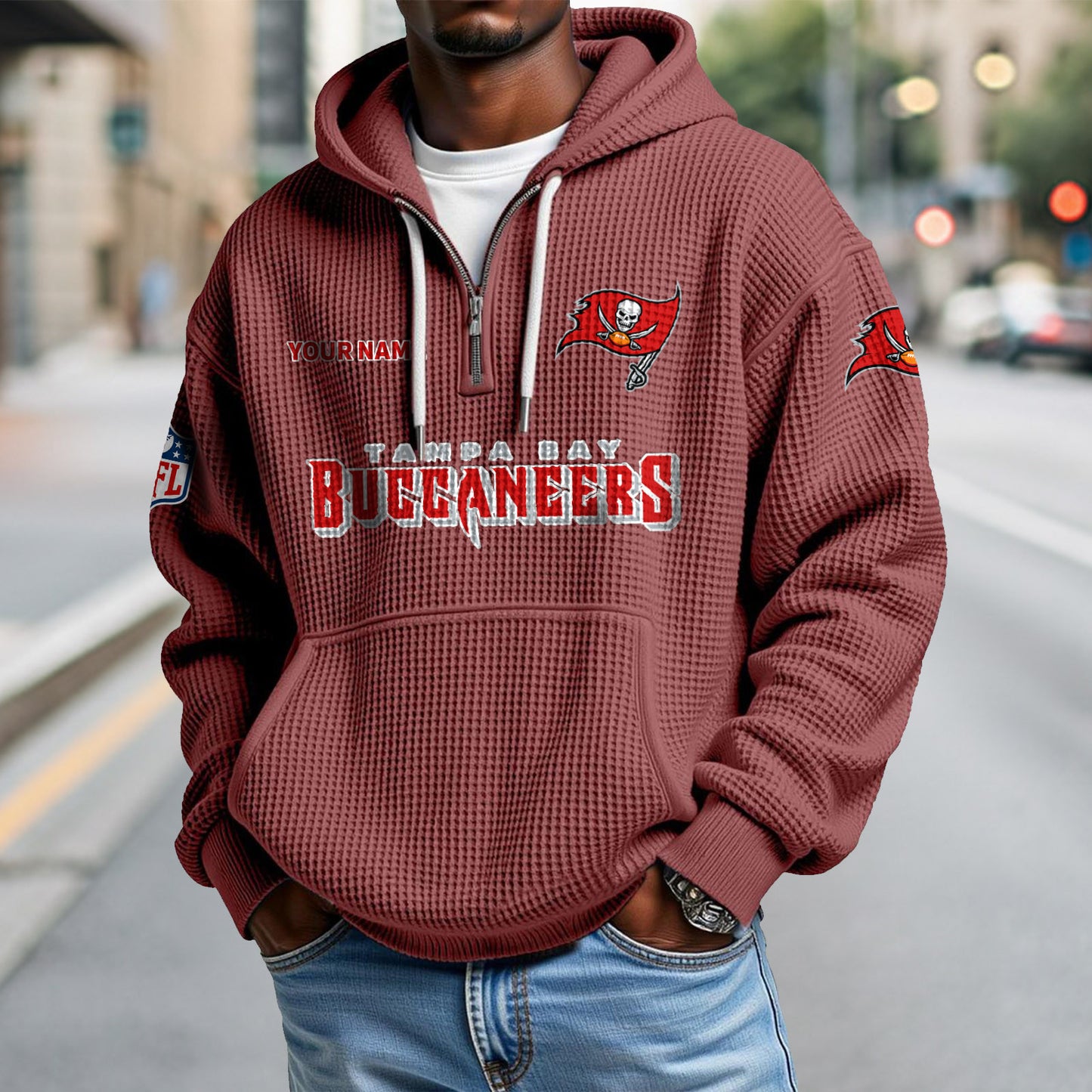 TB x NFL Waffle Hoodie DatND DVT